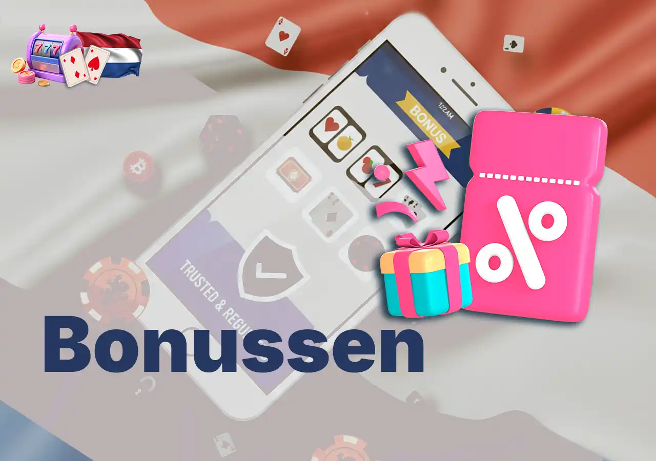 Bonusicoon met giftbox en chipillustratie